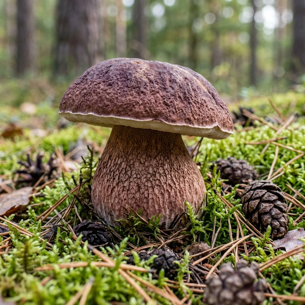 Identifica Pine Bolete (Boletus pinophilus) con Plant AI