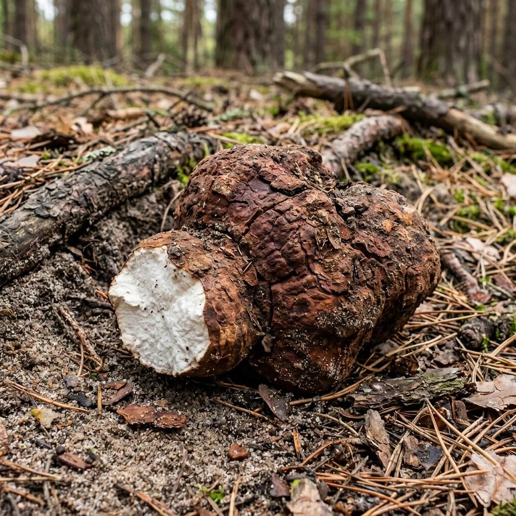 Identifica Poria (Wolfiporia cocos) con Plant AI