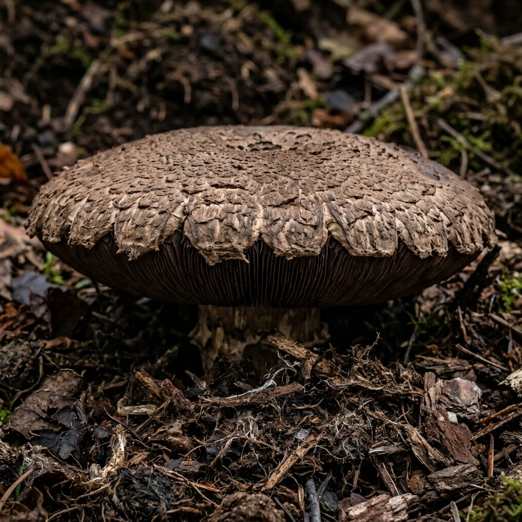 Identifica Portobello (Agaricus bisporus var. avellaneus) con Plant AI