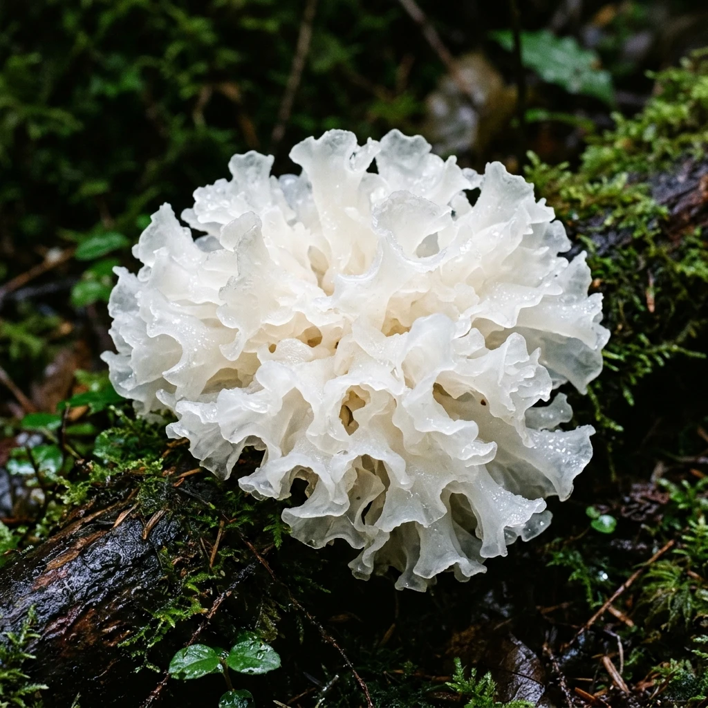 Identifica Snow Fungus (Tremella fuciformis) con Plant AI