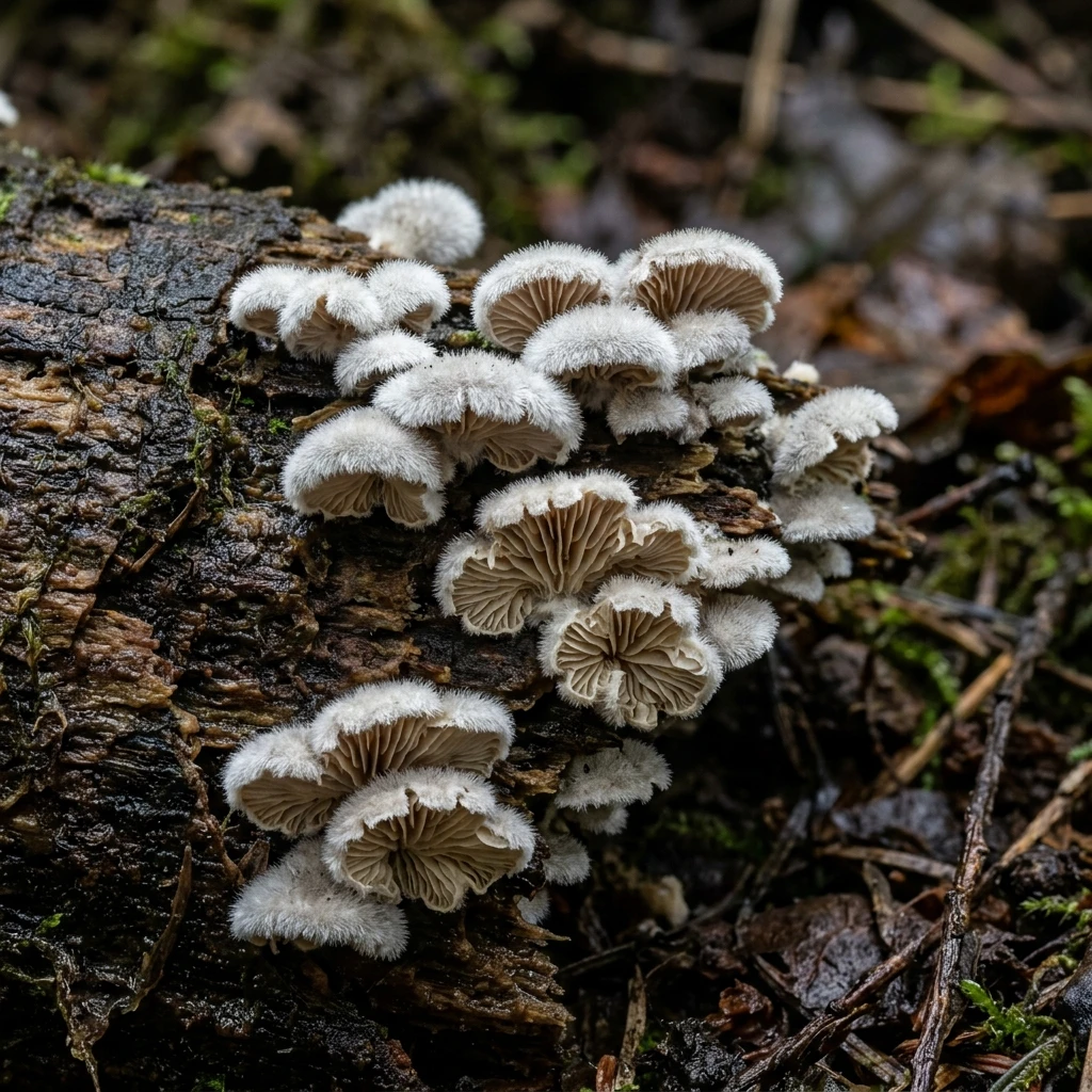 Identifica Split Gill (Schizophyllum commune) con Plant AI
