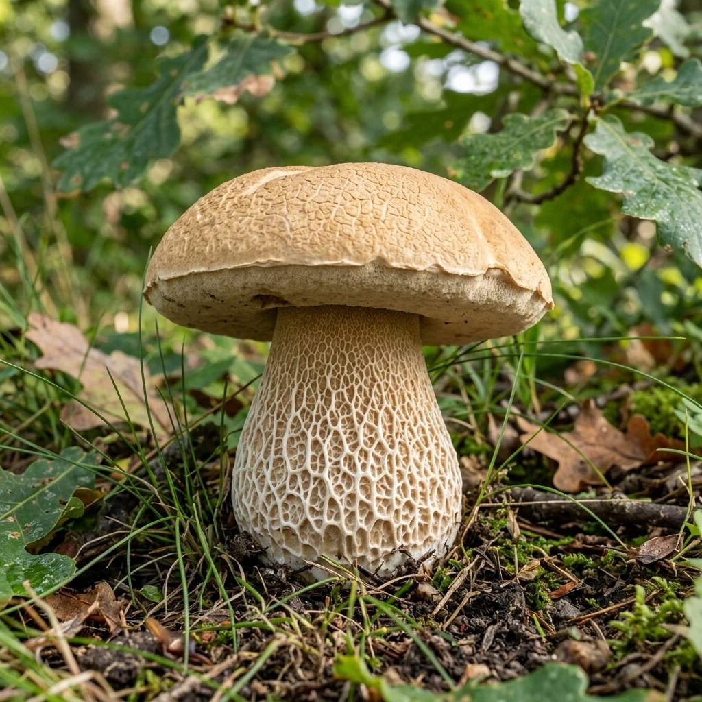Identifica Summer Bolete (Boletus reticulatus) con Plant AI