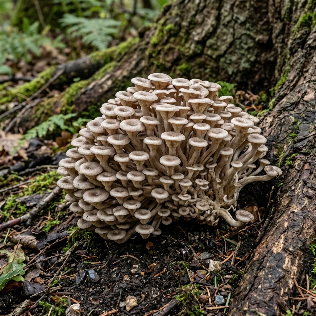 Identifica Umbrella Polypore (Polyporus umbellatus) con Plant AI