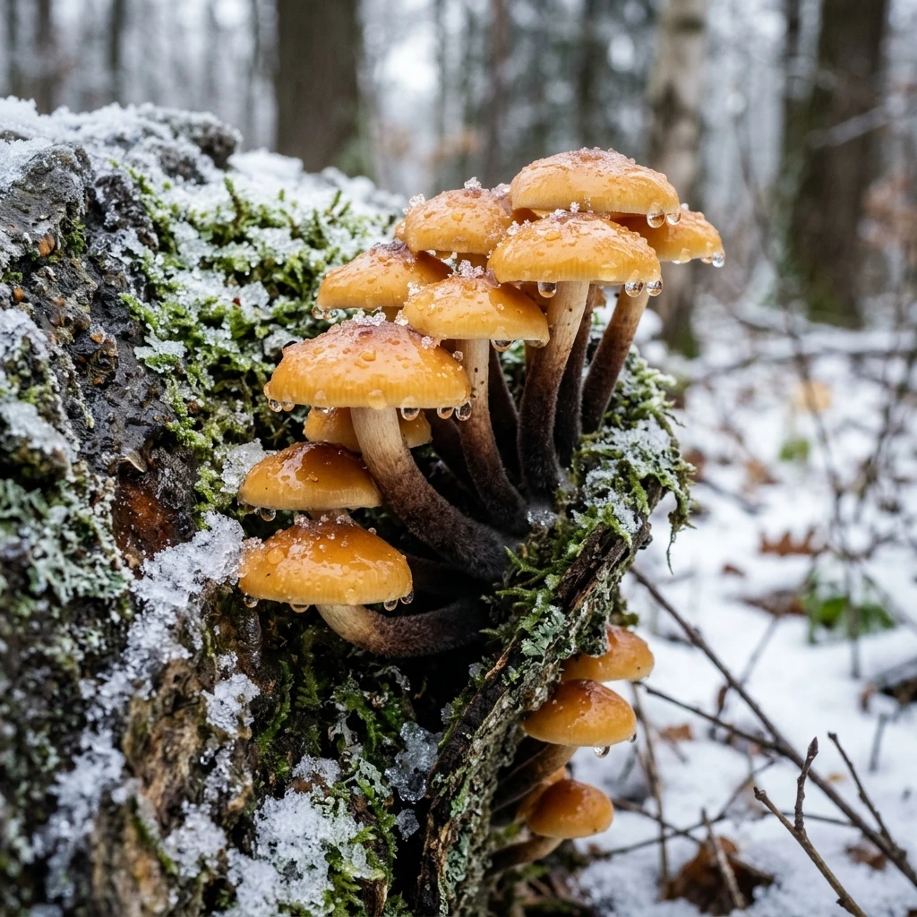 Identifica Velvet Shank (Flammulina velutipes) con Plant AI