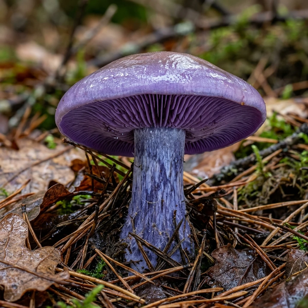 Identifica Wood Blewit (Clitocybe nuda) con Plant AI