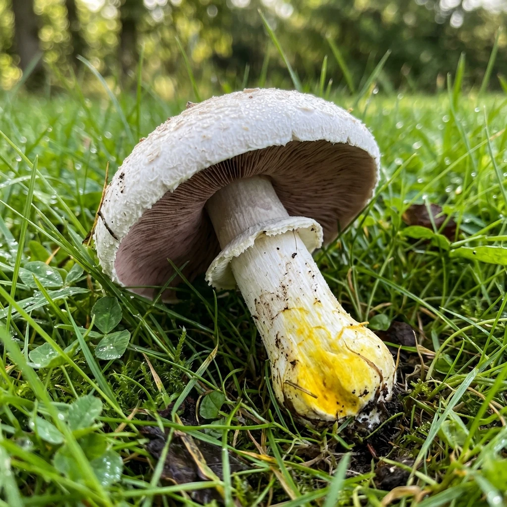 Identifica Yellow Stainer (Agaricus xanthodermus) con Plant AI