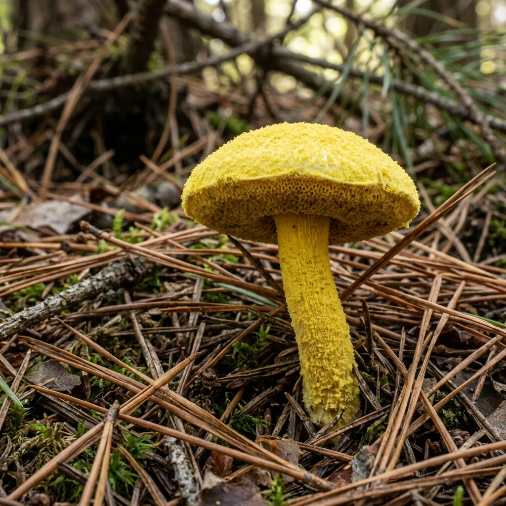 Identifica Powdered Bolete (Pulveroboletus ravenelii) con Plant AI