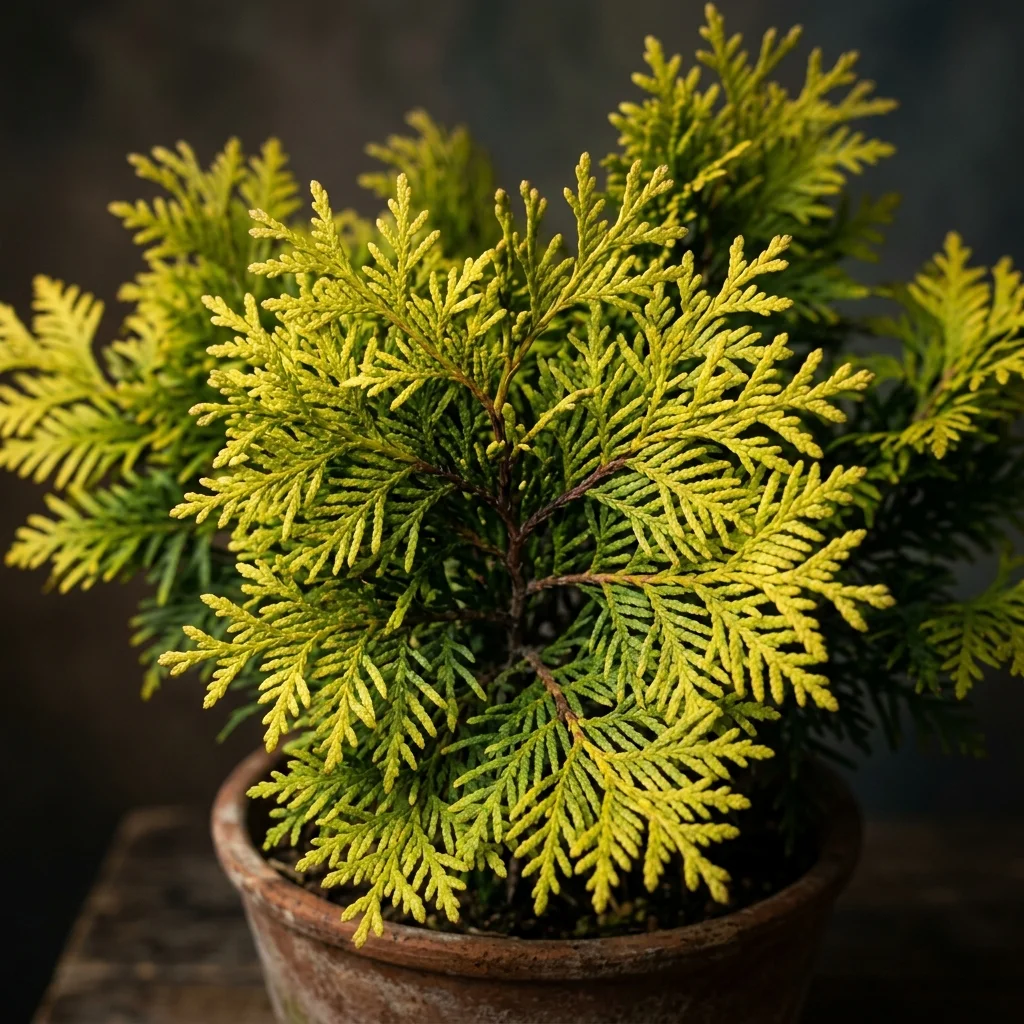 Identifica e cura Dwarf Arborvitae Shrub (Thuja occidentalis) con Plant AI
