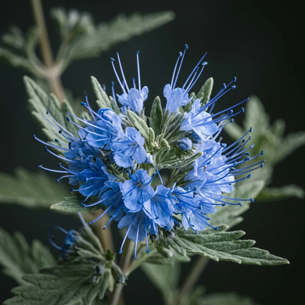 Identifica e cura Bluebeard (Caryopteris x clandonensis) con Plant AI