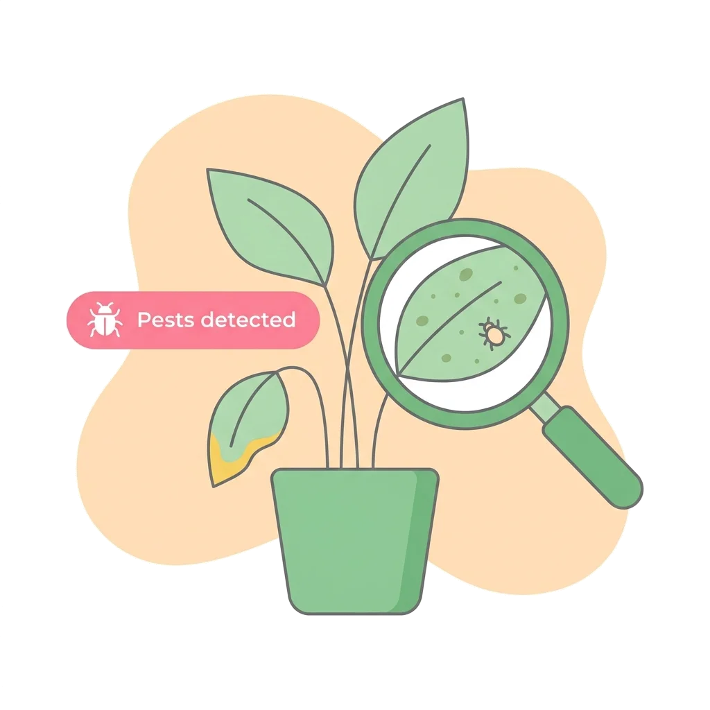 Detailed plant care guide and health results