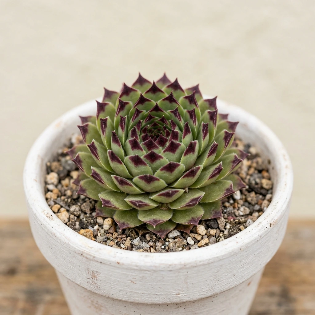 Identifica e cura Arcticum Sempervivum (Sempervivum tectorum 'arcticum') con Plant AI