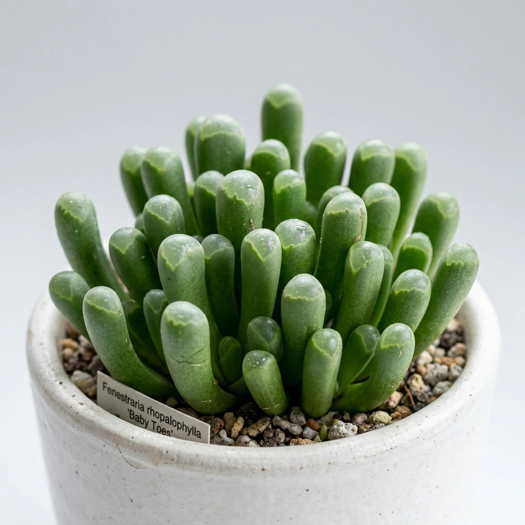 Identifica e cura Baby Toes (Fenestraria rhopalophylla) con Plant AI