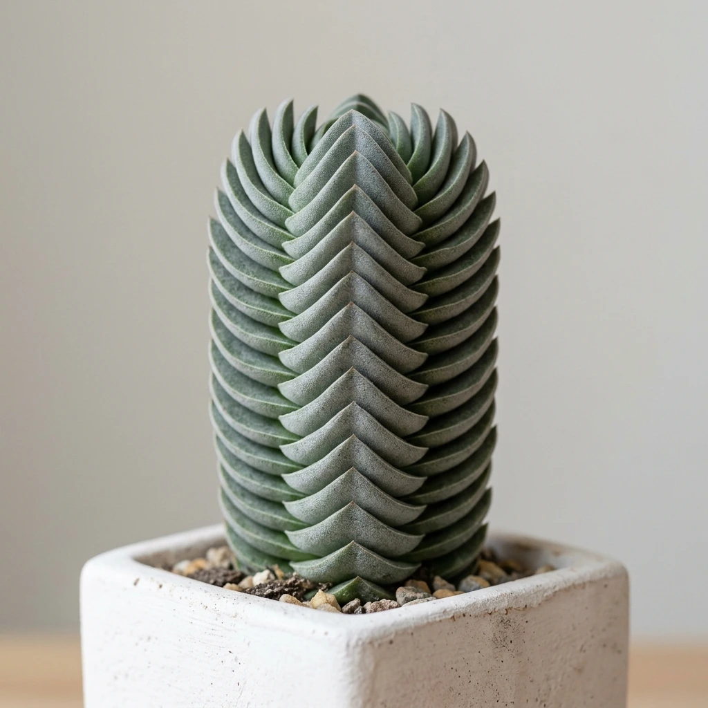 Identifica e cura Buddha's Temple (Crassula 'Buddha's Temple') con Plant AI