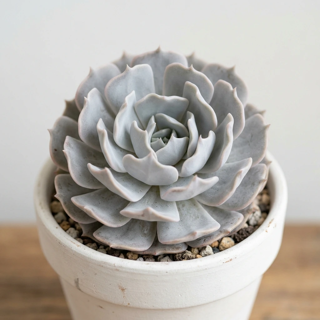 Identifica e cura Lilacina Echeveria (Echeveria lilacina) con Plant AI