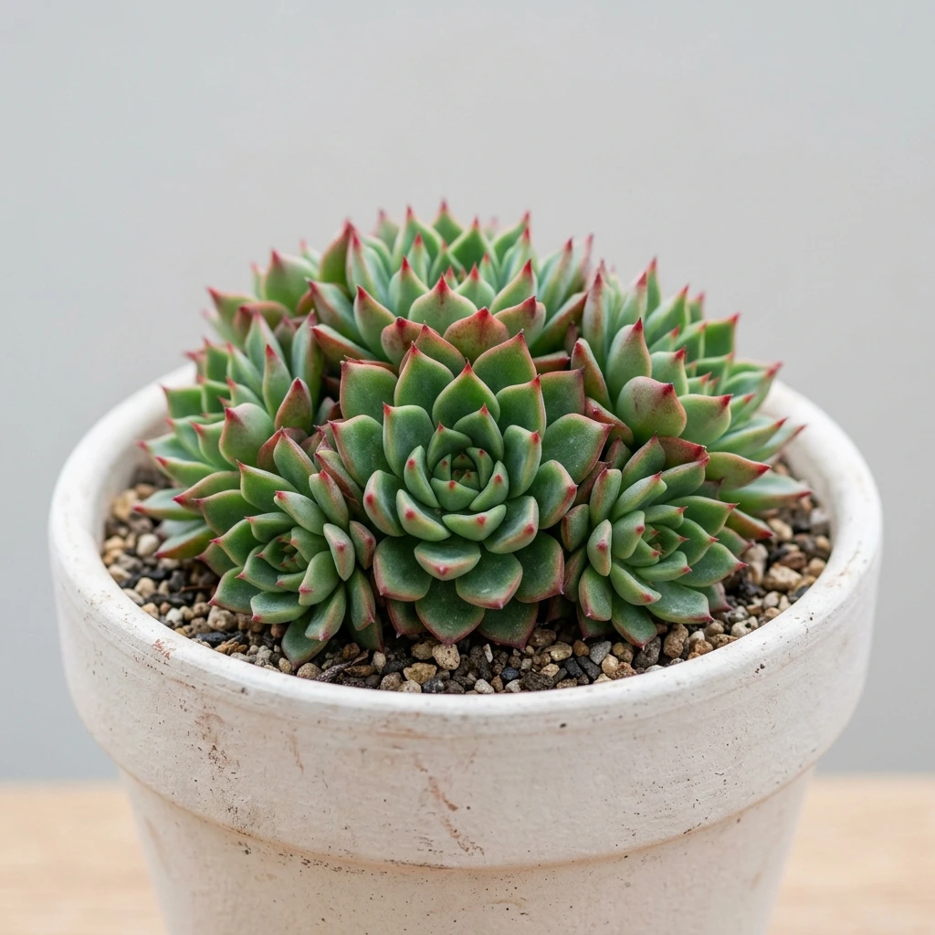Identifica e cura Red Pinwheel Echeveria (Echeveria macdougallii) con Plant AI