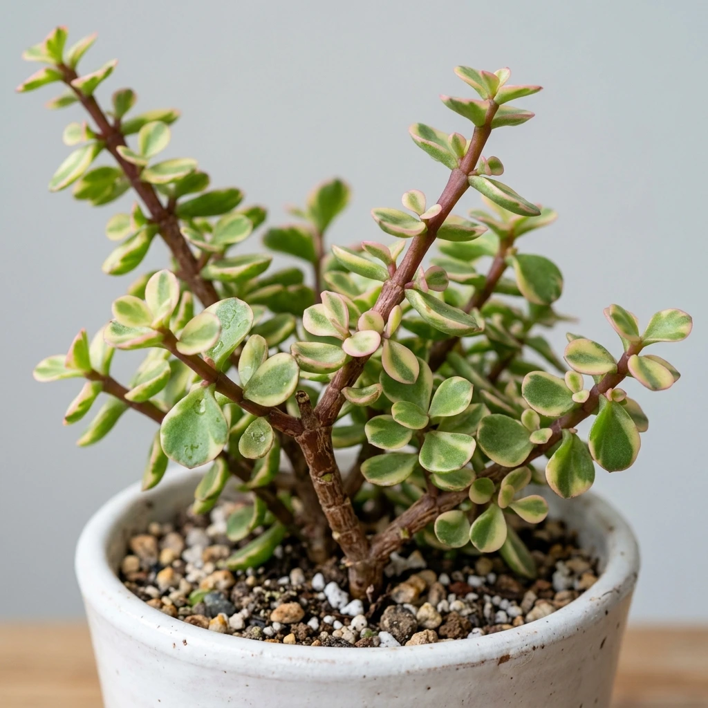Identifica e cura Variegated Portulacaria (Portulacaria afra) con Plant AI