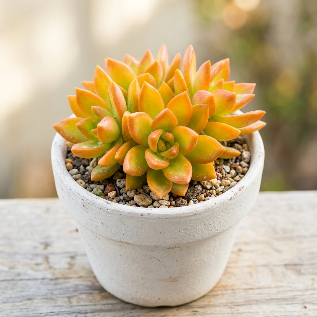 Identifica e cura Fire Sedum (Sedum 'Adolphii' fire) con Plant AI