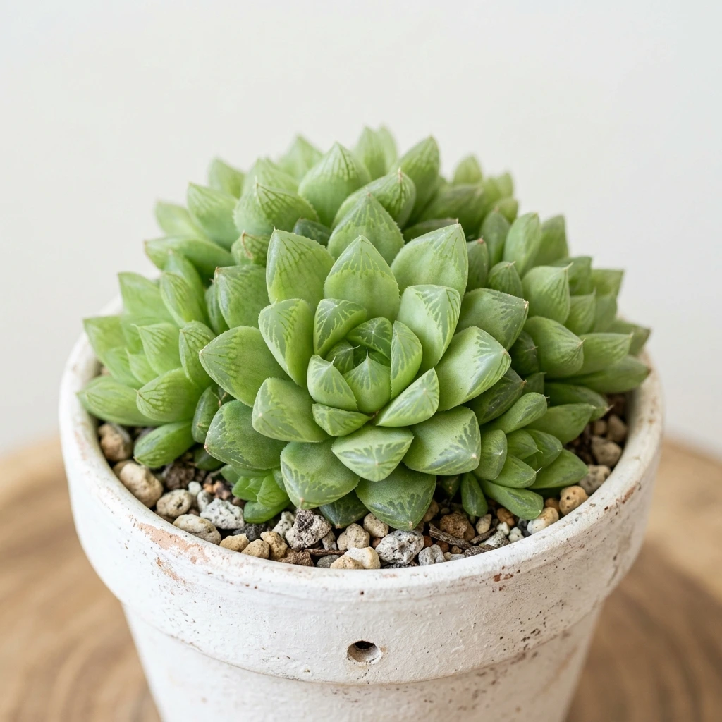 Identifica e cura Cathedral Window Haworthia (Haworthia cymbiformis) con Plant AI