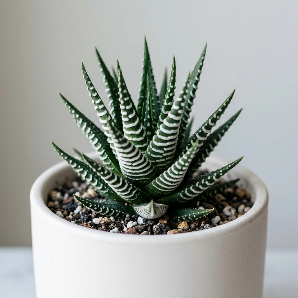 Identifica e cura Zebra Haworthia (Haworthia fasciata) con Plant AI