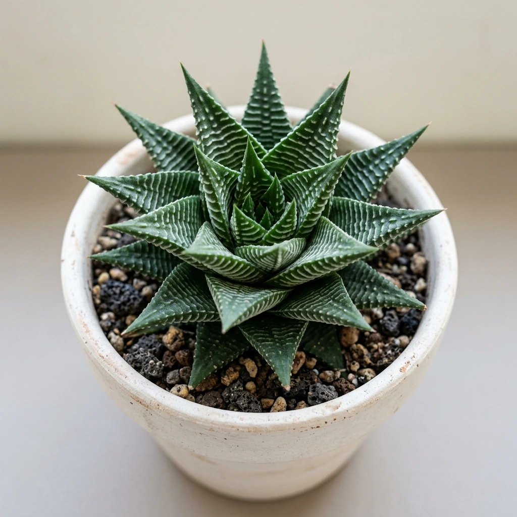 Identifica e cura Fairy Castle Haworthia (Haworthia limifolia) con Plant AI