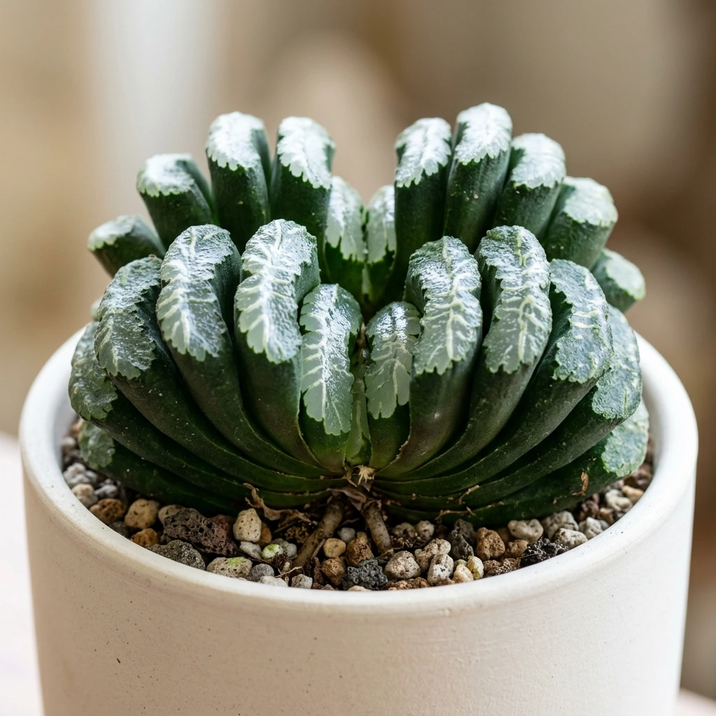 Identifica e cura Truncate Haworthia (Haworthia truncata) con Plant AI