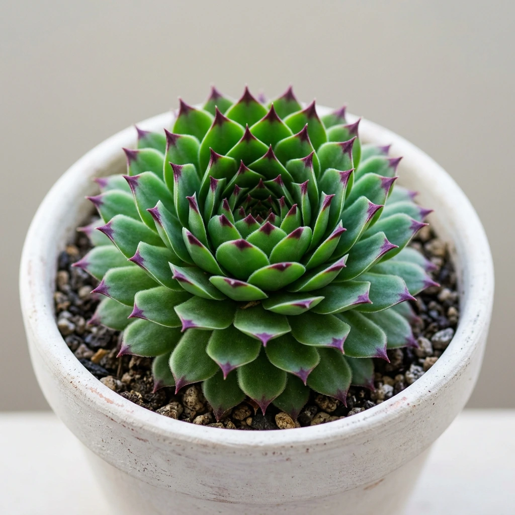 Identifica e cura Houseleek Sempervivum (Sempervivum tectorum) con Plant AI