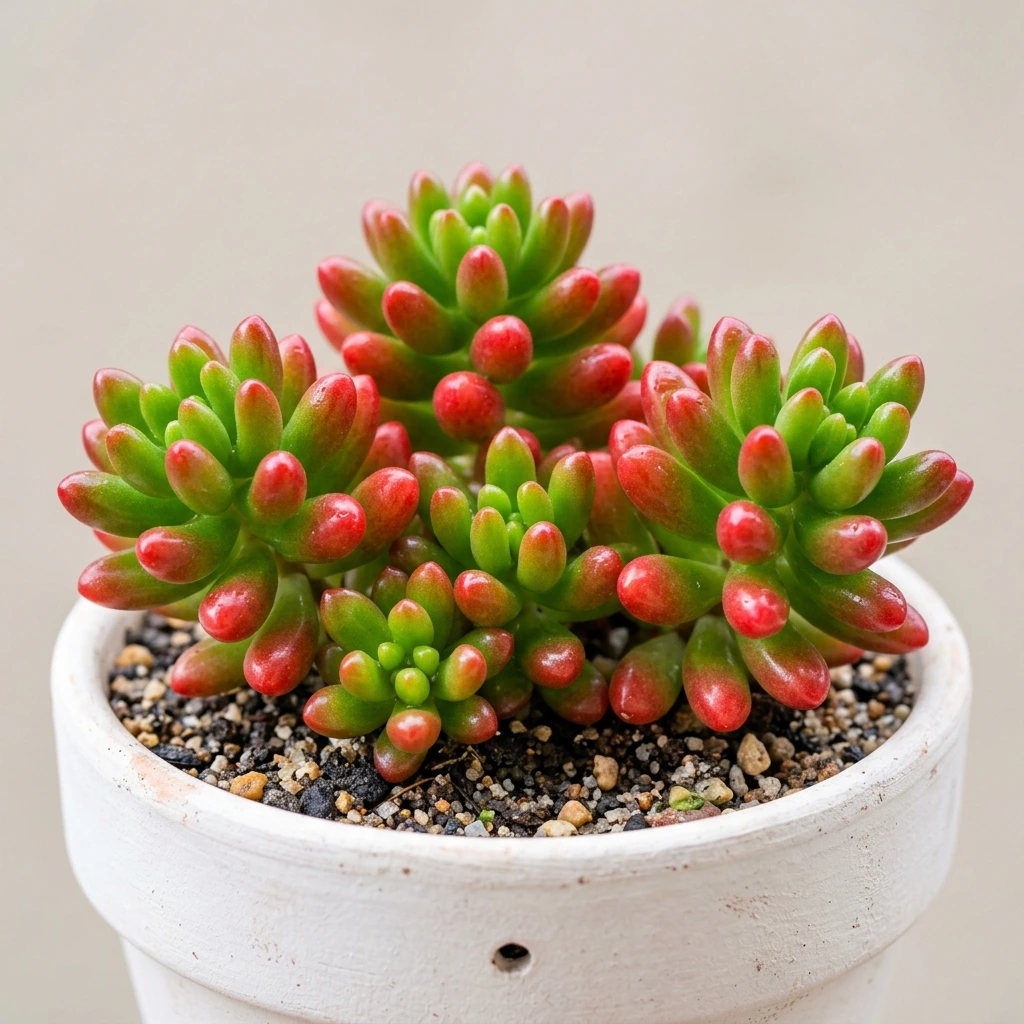 Identifica e cura Jelly Bean Plant (Sedum rubrotinctum) con Plant AI