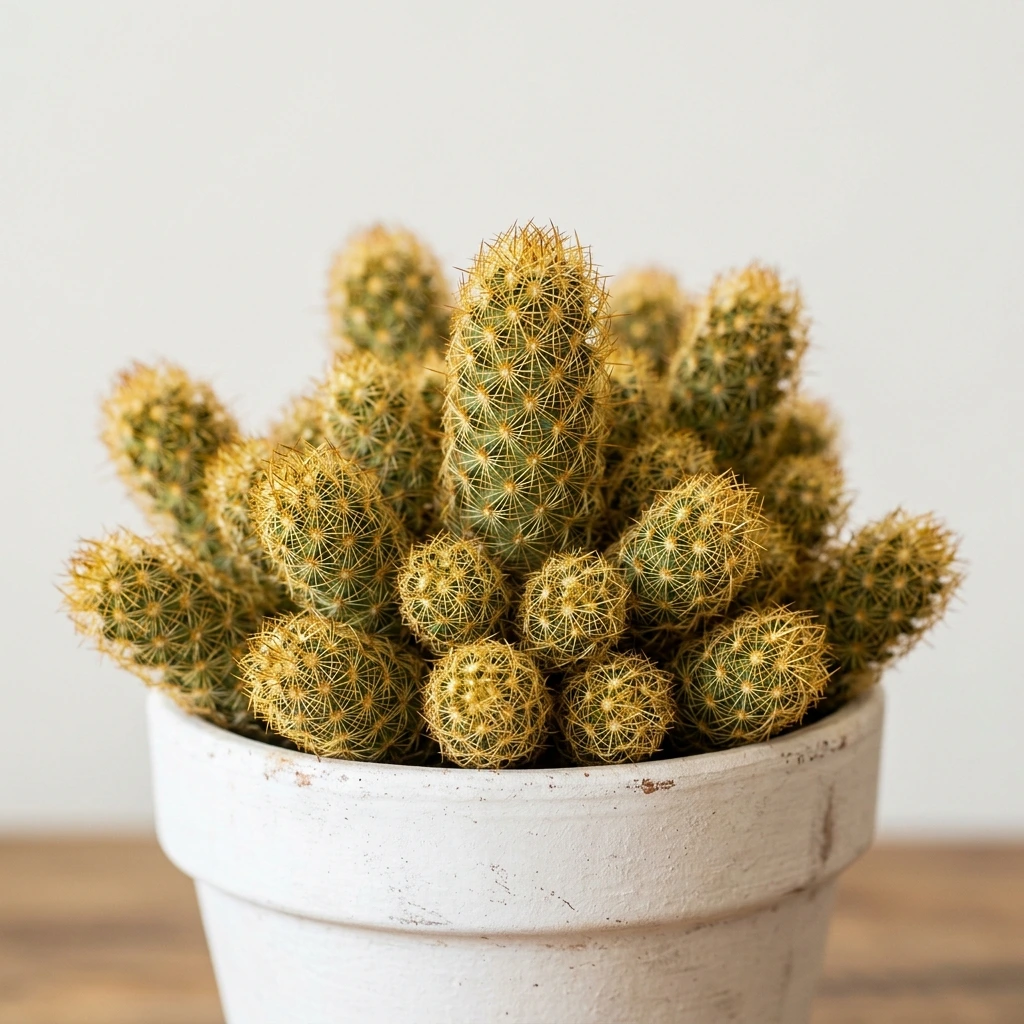 Identifica e cura Cactus dita di signora (Mammillaria elongata) con Plant AI