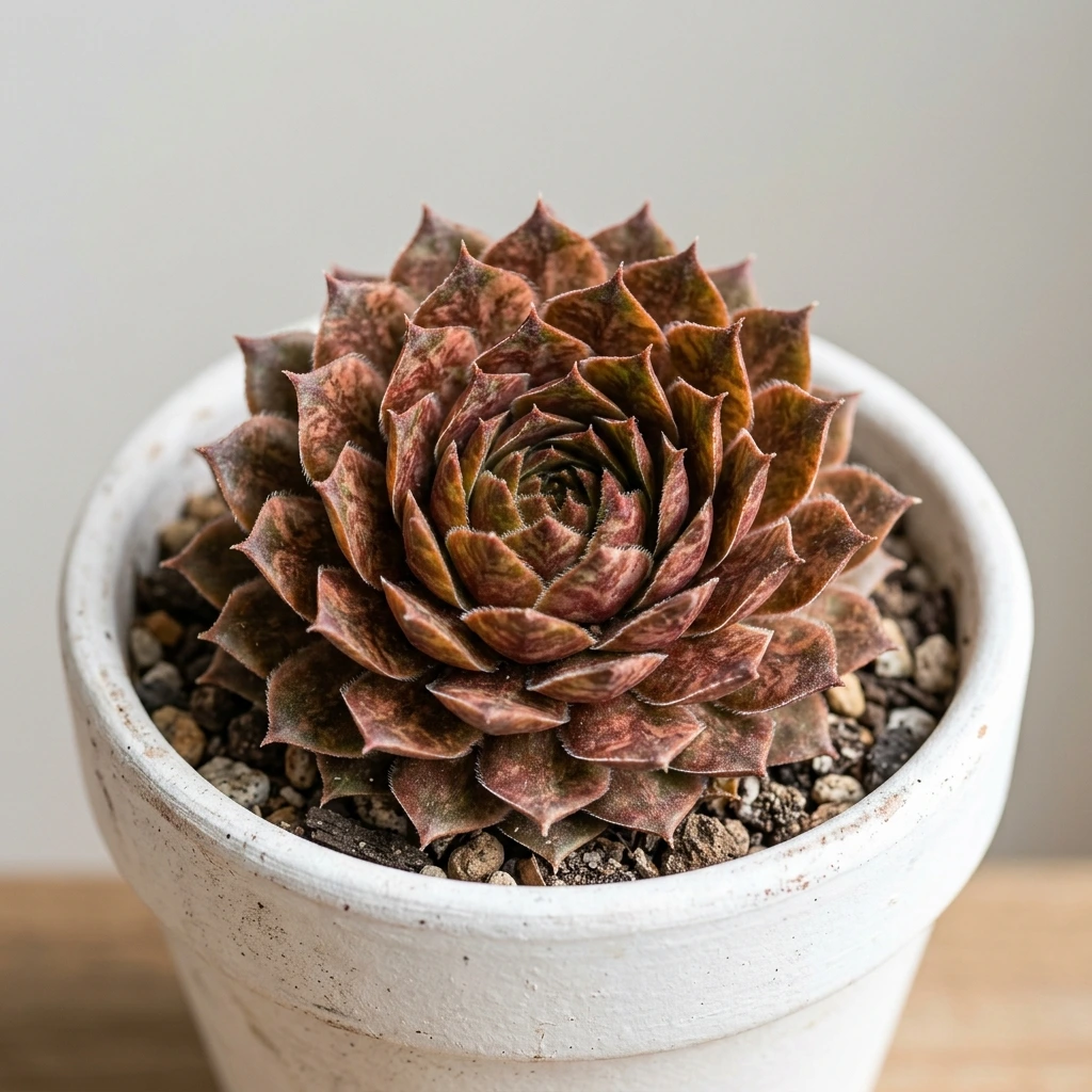 Identifica e cura Marble Sempervivum (Sempervivum marmoreum) con Plant AI