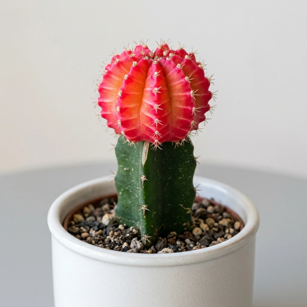 Identifica e cura Cactus luna (Gymnocalycium mihanovichii) con Plant AI