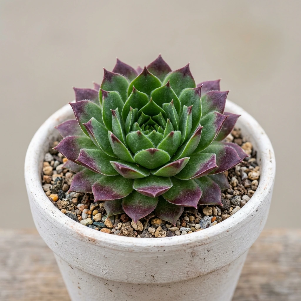 Identifica e cura Mountain Houseleek (Sempervivum montanum) con Plant AI