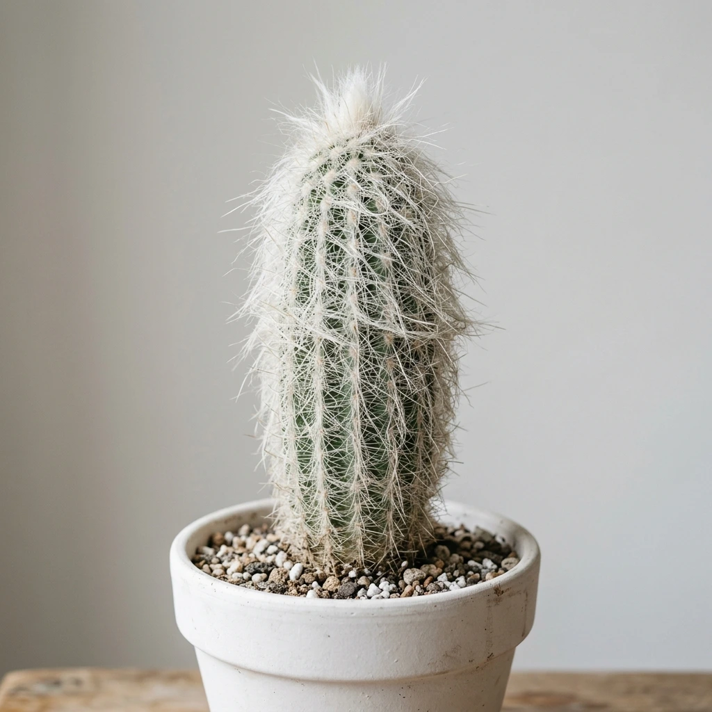 Identifica e cura Cactus vecchio (Cephalocereus senilis) con Plant AI