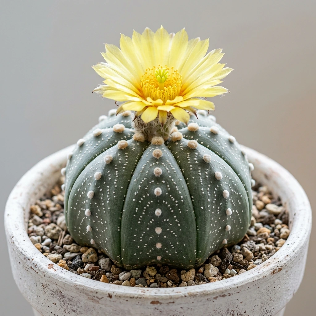 Identifica e cura Cactus dollaro di sabbia (Astrophytum asterias) con Plant AI