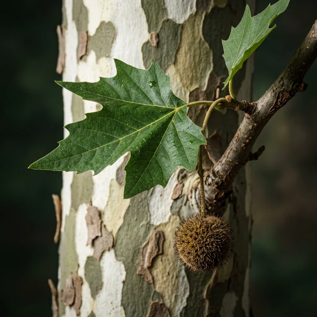 Identifier Platane d’Amérique (Platanus occidentalis) avec Plant AI