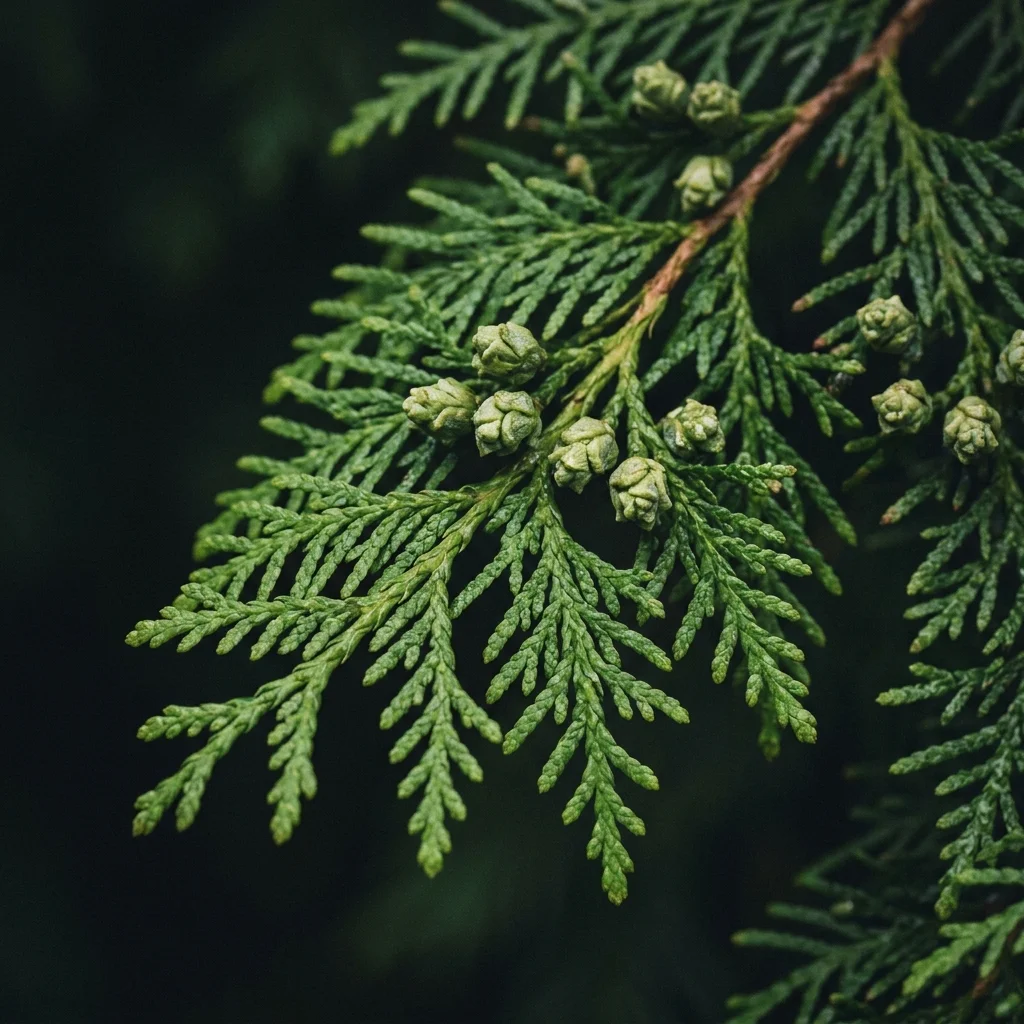 Identifier Thuya occidental (Thuja occidentalis) avec Plant AI