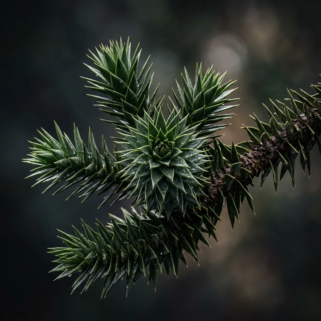 Identifier Araucaria du Chili (Araucaria araucana) avec Plant AI