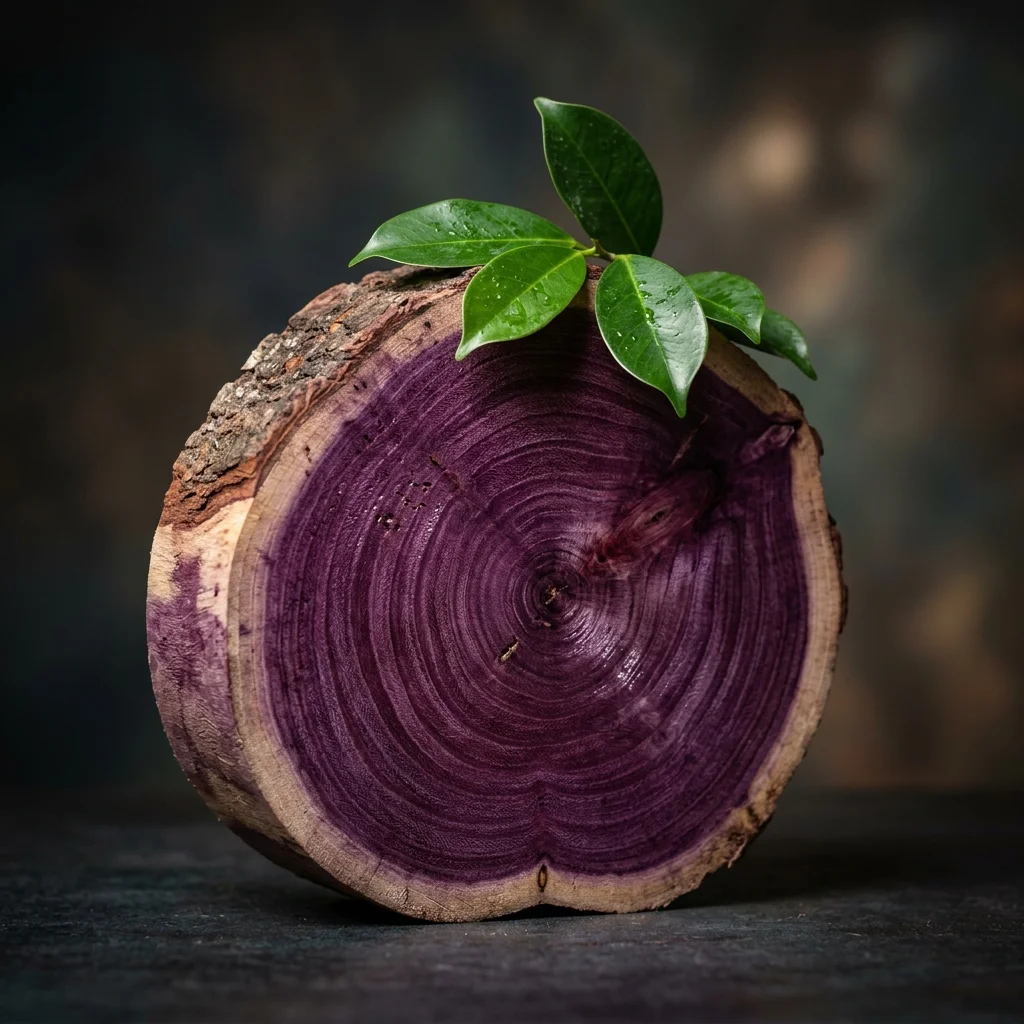 Identifier Amarante (Peltogyne purpurea) avec Plant AI