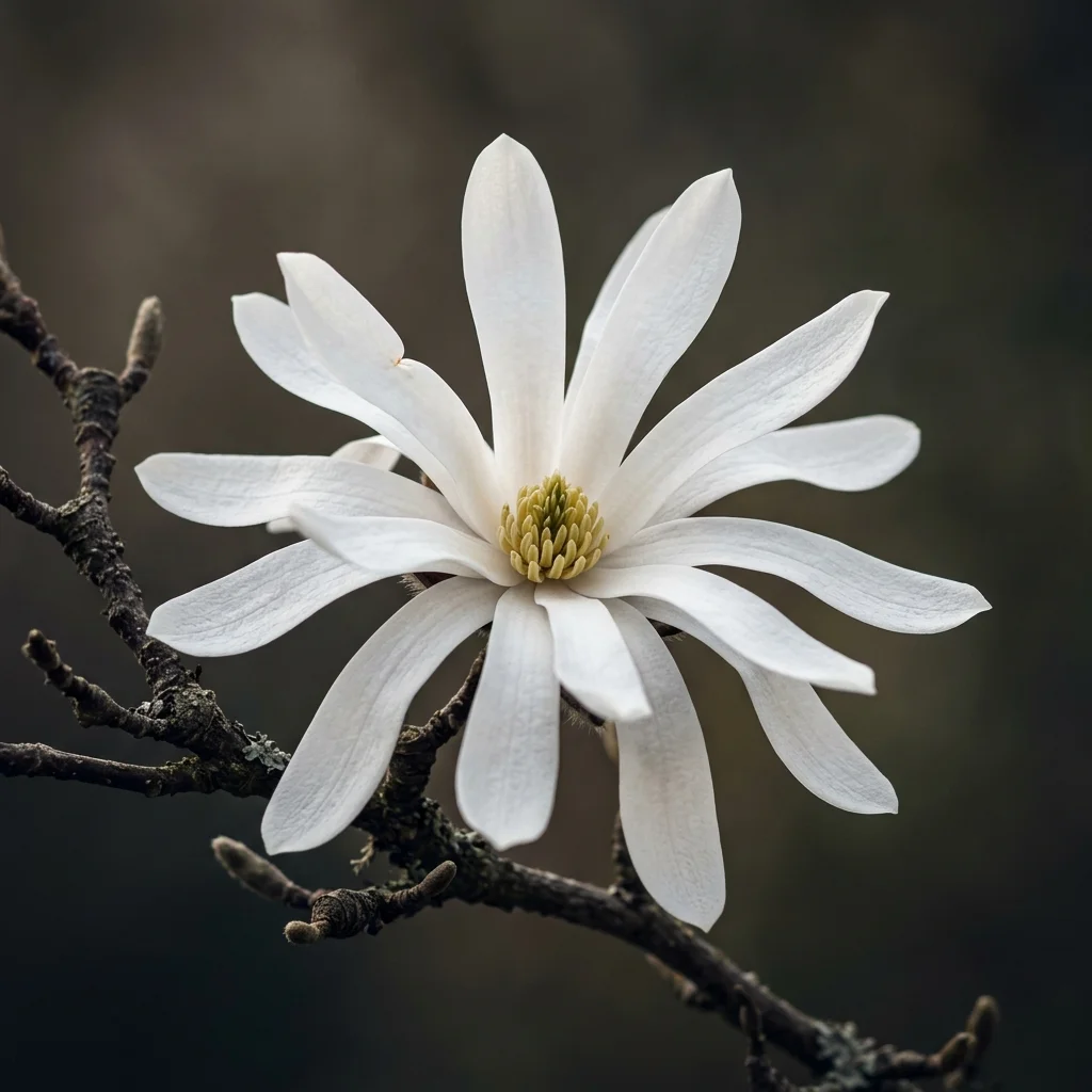 Identifier Magnolia étoilé (Magnolia stellata) avec Plant AI