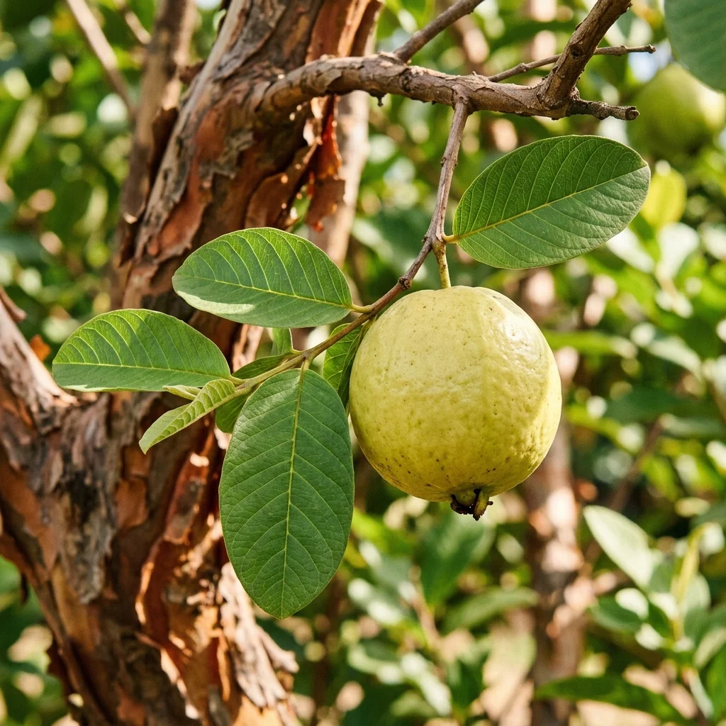 Identifica e coltiva Guava (Psidium guajava) con Plant AI