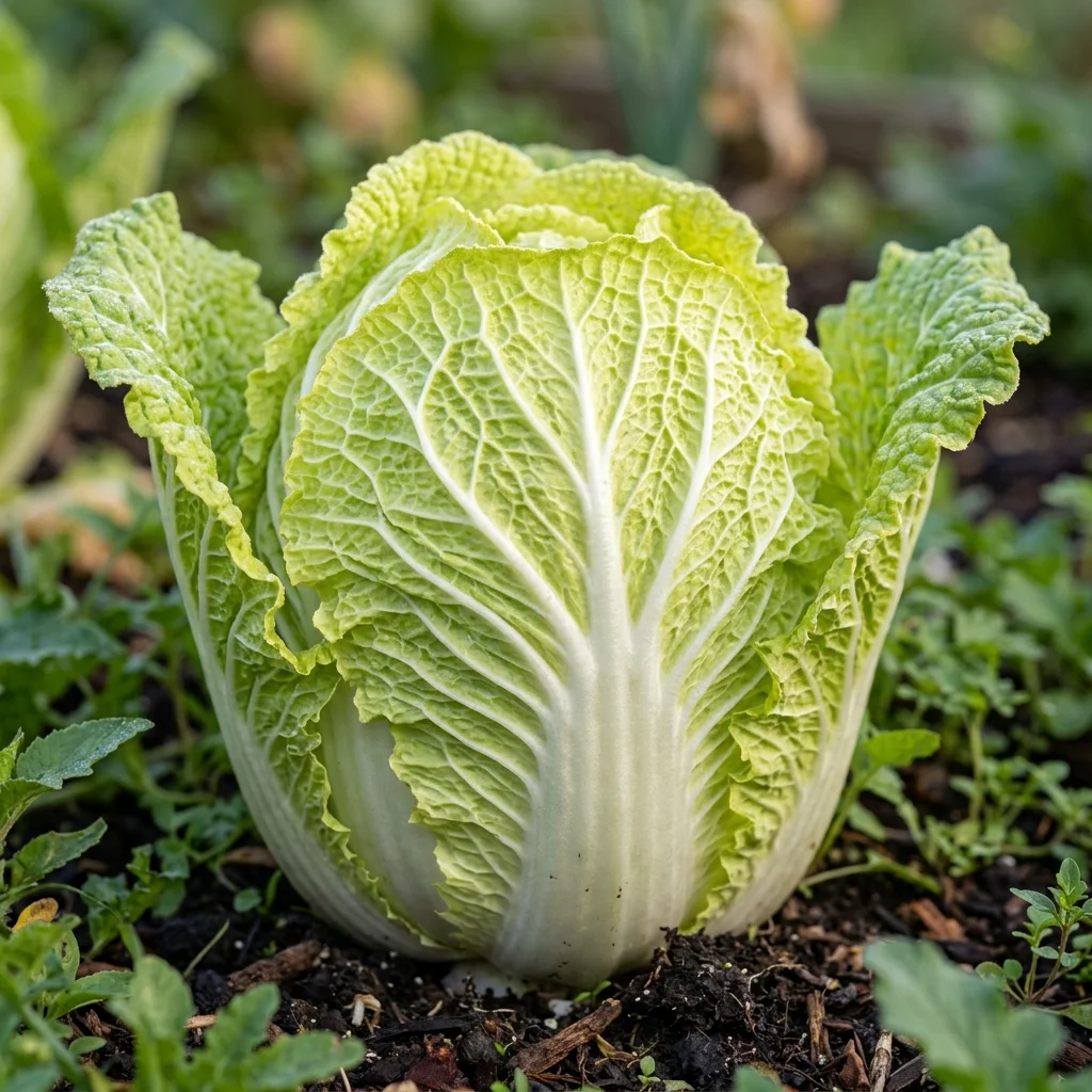 Identifica e coltiva Napa Cavolo (Brassica rapa subsp. pekinensis) con Plant AI