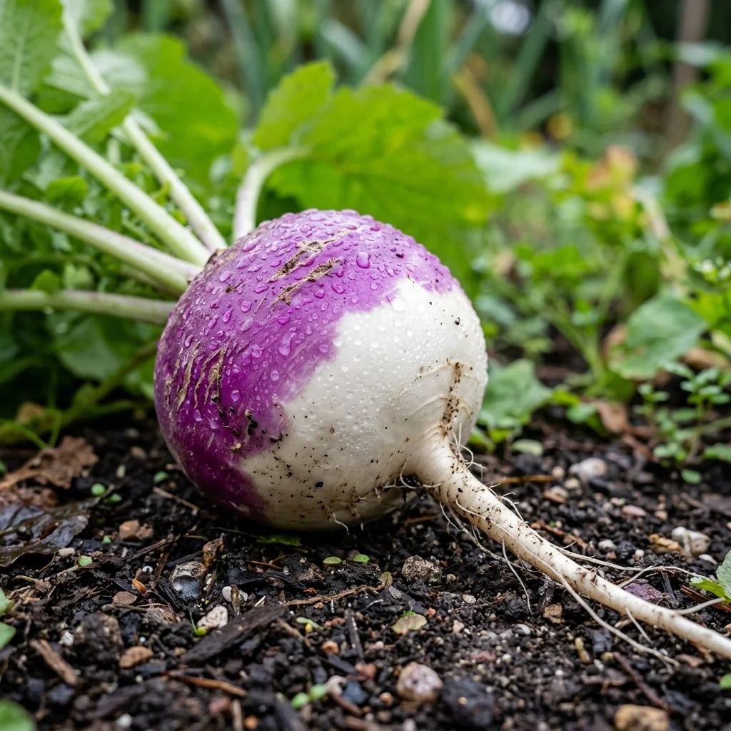 Identifica e coltiva Turnip (Brassica rapa subsp. rapa) con Plant AI