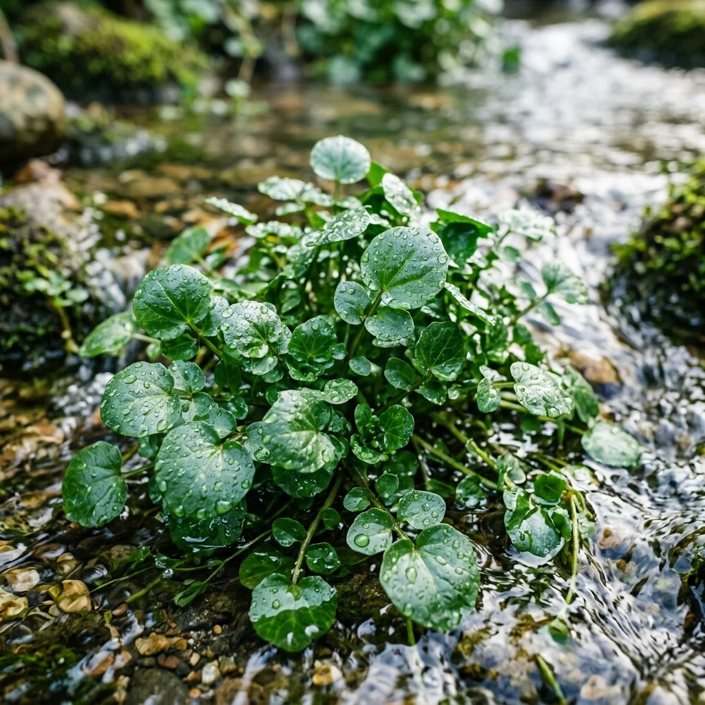 Identifica e coltiva Watercress (Nasturtium officinale) con Plant AI