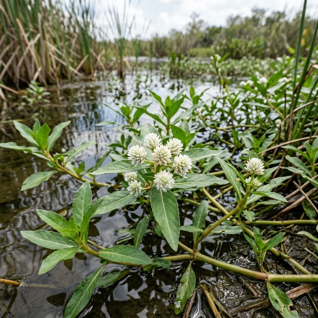 Identifica e controlla Alligator Weed (Alternanthera philoxeroides) con Plant AI