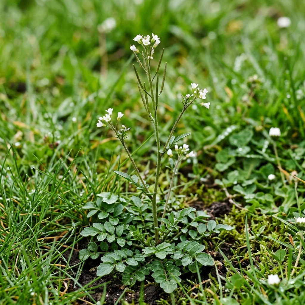 Identifica e controlla Bittercress (Cardamine hirsuta) con Plant AI