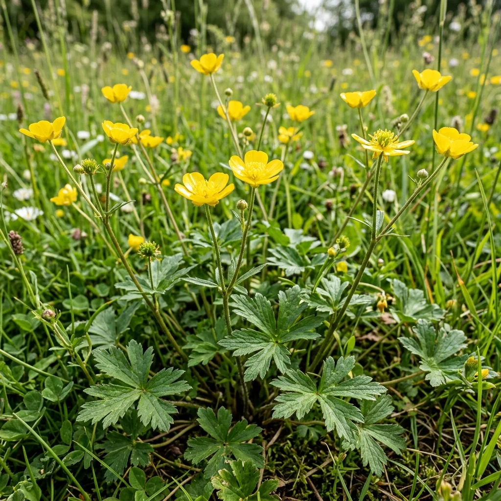 Identifica e controlla Buttercup (Ranunculus acris) con Plant AI