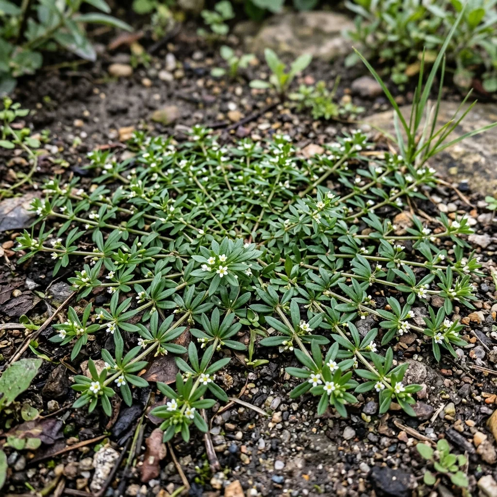Identifica e controlla Carpetweed (Mollugo verticillata) con Plant AI