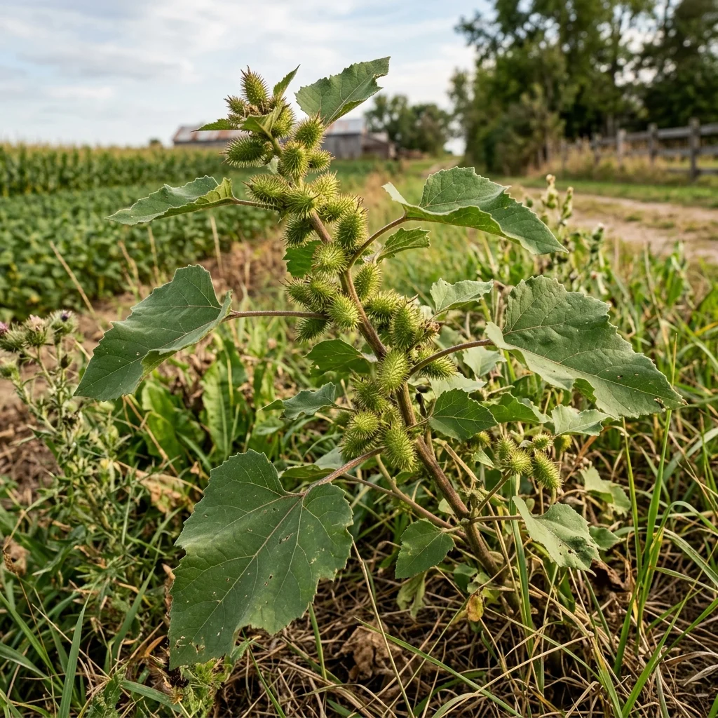 Identifica e controlla Cocklebur (Xanthium strumarium) con Plant AI
