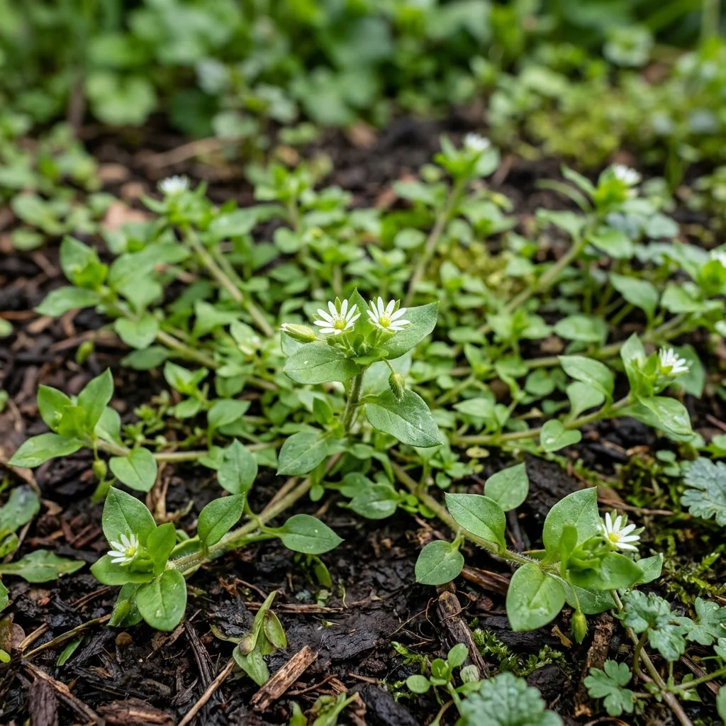 Identifica e controlla Common Chickweed (Stellaria media) con Plant AI
