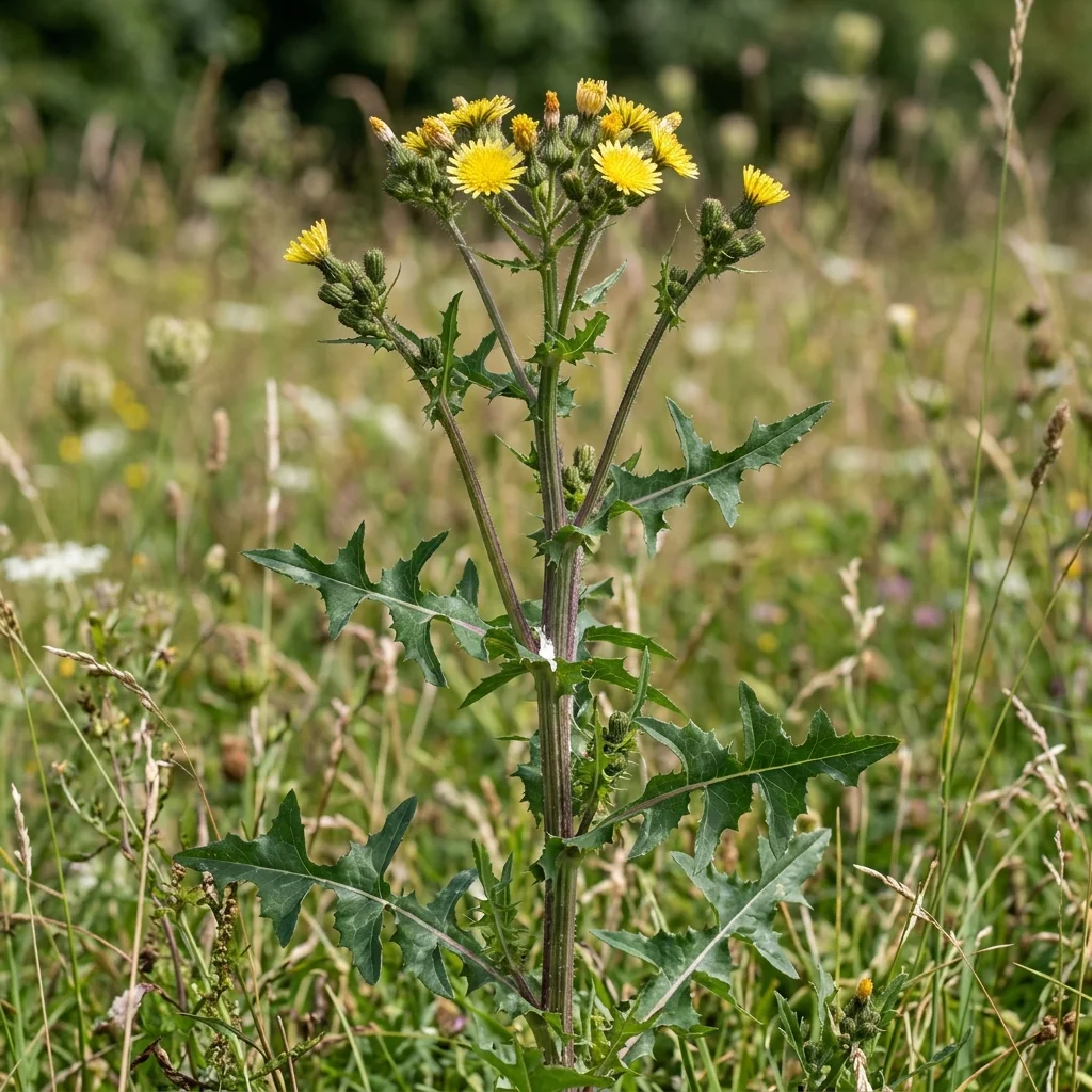 Identifica e controlla Common Sowthistle (Sonchus oleraceus) con Plant AI
