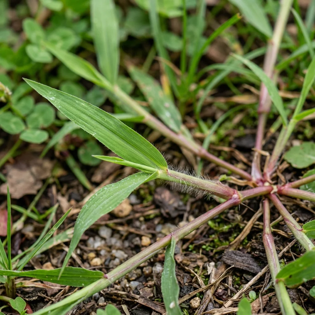 Identifica e controlla Crabgrass (Digitaria sanguinalis) con Plant AI